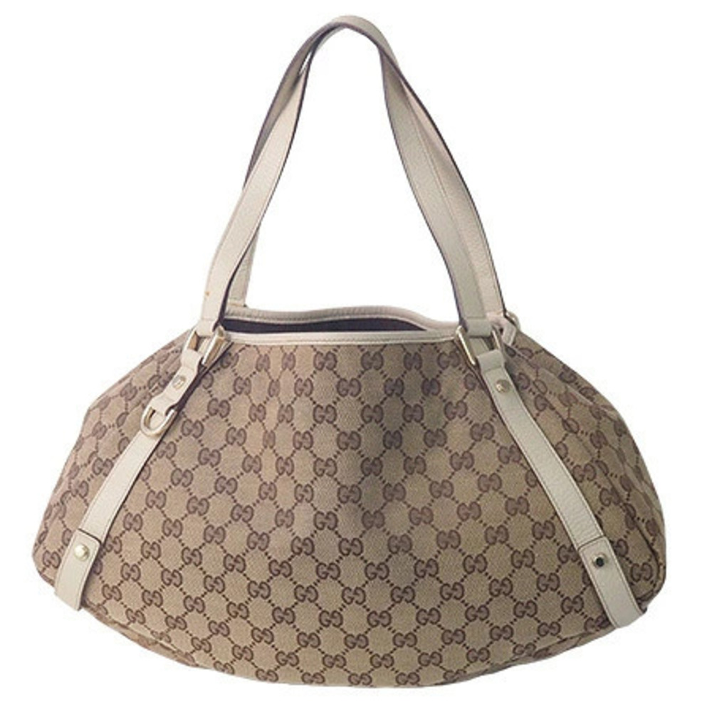 Gucci GG Canvas Tote Bag Brown